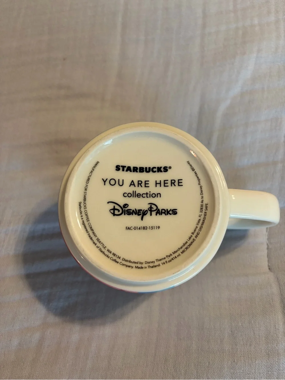 Y2K Disneyland Starbucks Souvenir Mug - Disneyland Graphics 14oz  NEW!!!